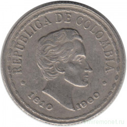 Монета. Колумбия. 20 сентаво 1960 год. 150 лет Независимости Колумбии.