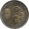 Аверс. Монета. Люксембург. 2 евро 2015 год. 125 лет династии Нассау-Вайльбург.