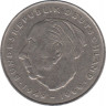 Монета. ФРГ. 2 марки 1973 год. Теодор Хойс. Монетный двор - Мюнхен (D). ав.