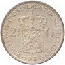Монета. Нидерланды. 2,5 гульдена 1939 год.