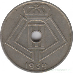 Монета. Бельгия. 10 сантимов 1939 год. BELGIE-BELGIQUE.