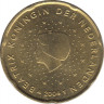 Монета. Нидерланды. 20 центов 2004 год. ав.