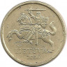 Монета. Литва. 10 центов 2006 год.