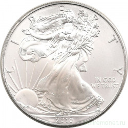 Монета. США. 1 доллар 2010 год. Шагающая свобода.