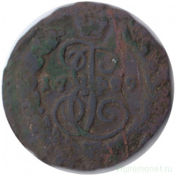 Монета. Россия. 1 копейка 1789 год. Е.М