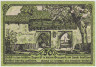 Бона. Нотгельд. Германия. Город Мариенбург (Мальборк). 50 пфеннигов 1922 год. Вариант 870.3.2. рев.