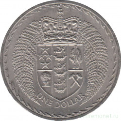 Монета. Новая Зеландия. 1 доллар 1967 год.