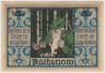 Бона. Нотгельд. Германия. Город Ратенов. 50 пфеннигов 1921 год. Вариант 1099.1.1.1. рев.