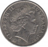 Монета. Австралия. 5 центов 2007 год. ав.