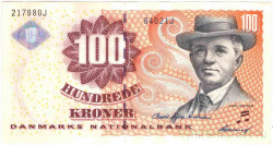 Банкнота. Дания. 100 крон 2002 год. Тип 61a(2). 
