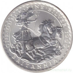 Монета. Великобритания. 2 фунта 1999 год. Британия.