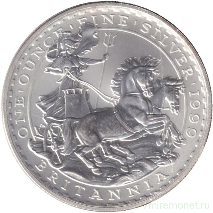 Монета. Великобритания. 2 фунта 1999 год. Британия. Монета. Великобритания. 2 фунта 1999 год. Британия.
