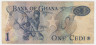 Банкнота. Гана. 1 седи 1978 год. Тип 13d.