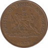 Монета. Тринидад и Тобаго. 5 центов 1977 год. ав.