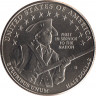Монета. США. 50 центов 2011 год (D). Армия США. рев.