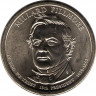 Монета. США. 1 доллар 2010 год. Миллард Филлмор президент США № 13.