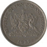 Монета. Тринидад и Тобаго. 10 центов 1977 год. ав.