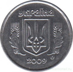 Монета. Украина. 2 копейки 2009 год.