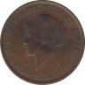Монета. Люксембург. 5 сантимов 1930 год. ав.