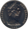 Монета. Новая Зеландия. 1 доллар 1983 год. 50 лет чеканке монет Новой Зеландии. рев.