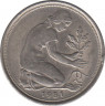 Монета. ФРГ. 50 пфеннигов 1981 год. Монетный двор - Мюнхен (D). ав.