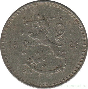 Монета. Финляндия. 25 пенни 1926 год.