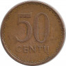 Монета. Литва. 50 центов 1991 год. ав