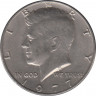 Монета. США. 50 центов 1977 год. ав.