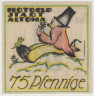 Бона. Нотгельд. Германия. Город Альтона. 75 пфеннигов 1921 год. Вариант 30.2.1. ав.