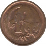 Монета. Австралия. 1 цент 1989 год. рев.