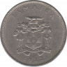 Монета. Ямайка. 10 центов 1972 год. ав.