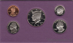 Монета. США. Годовой набор 1992 год. Монетный двор S.