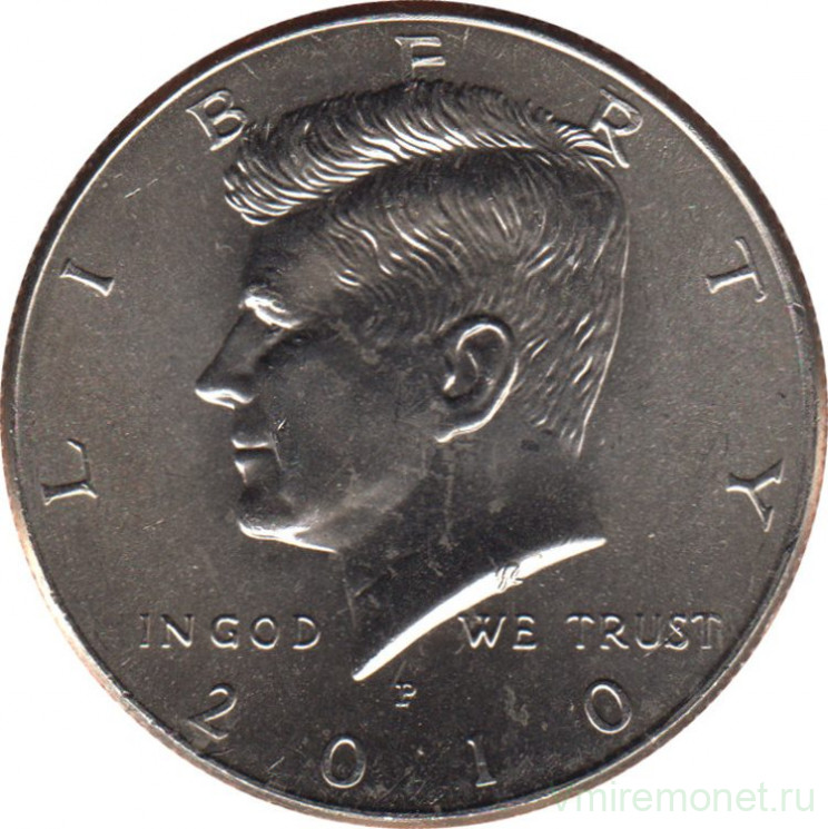 Монета. США. 50 центов 2010 год. Монетный двор P.
