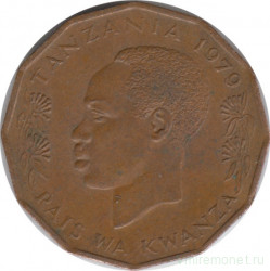Монета. Танзания. 5 центов 1979 год.