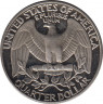 Монета. США. 25 центов 1971 год. Монетный двор S. рев.