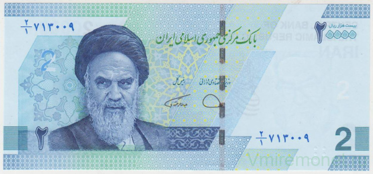 Банкнота. Иран. 20000 риалов 2022 год. Тип W161.
