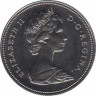 Монета. Канада. 50 центов 1973 год. рев.