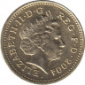 Монета. Великобритания. 1 фунт 2004 год. рев.