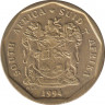 Монета. Южно-Африканская республика (ЮАР). 20 центов 1994 год. ав.