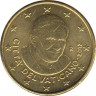 Монета. Ватикан. 50 центов 2012 год. ав.