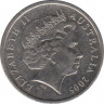 Монета. Австралия. 5 центов 2005 год. ав.