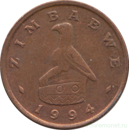 Монета. Зимбабве. 1 цент 1994 год.