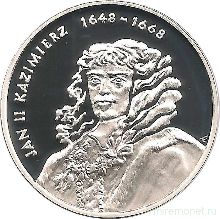 Монета. Польша. 10 злотых 2000 год. Ян II Казимир.