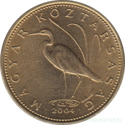 Монета. Венгрия. 5 форинтов 2004 год.