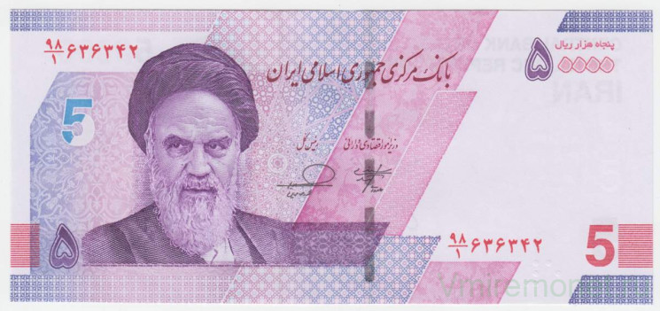 Банкнота. Иран. 50000 риалов 2021 год. Тип W162 (3).
