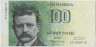 Банкнота. Финляндия. 100 марок 1986 год. Тип 115а (33). ав.