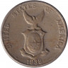 Монета. Филиппины. 5 сентаво 1938 год.
