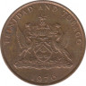 Монета. Тринидад и Тобаго. 5 центов 1976 год. Старый тип. ав.