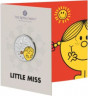 Монета. Великобритания. 5 фунтов 2021 год. 50 лет серии книг "Мистер Мэн и Маленькая мисс". Маленькая мисс. Цветная. В буклете. 