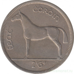 Монета. Ирландия. 1/2 кроны 1964 год.